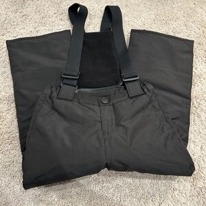 The Children's Place Black Kids Snow Pants with Adjustable Straps